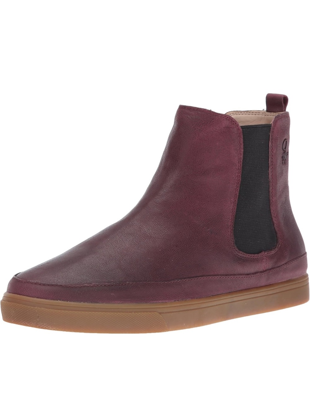 Nine West Burgundy wine bunker Leather Bootie